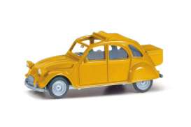 Citroen  - 2CV yellow - 1:87 - Herpa - H027632-006 - herpa027632-006 | The Diecast Company