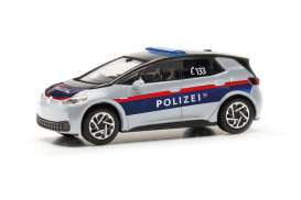 Volkswagen  - ID. 3 silver/blue/red - 1:87 - Herpa - H097383 - herpa097383 | The Diecast Company