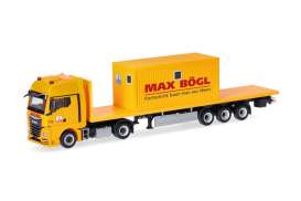 MAN  - TGX GX orange - 1:87 - Herpa Trucks - H318556 - herpa318556 | The Diecast Company