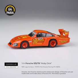 Porsche  - 935 1981 orange - 1:64 - Para64 - 55802 - pa55802rhd | The Diecast Company