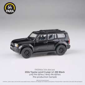 Toyota  - Land Cruiser 2024 black - 1:64 - Para64 - 55744 - pa55744lhd | The Diecast Company