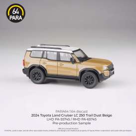 Toyota  - Land Cruiser 2024 Brown - 1:64 - Para64 - 65745 - pa65745rhd | The Diecast Company