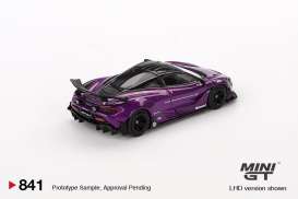 McLaren  - 720S 2020 purple - 1:64 - Mini GT - 00841-L - MGT00841lhd | The Diecast Company