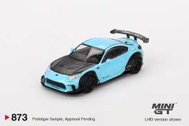 Toyota  - GR86 2024 baby blue - 1:64 - Mini GT - 00873-R - MGT00873rhd | The Diecast Company