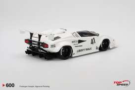 Lamborghini  - Countach 2024 white - 1:18 - Top Speed - TS0600 - TS0600 | The Diecast Company