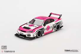 Nissan  - Silvia 2023 pink/white - 1:43 - TrueScale - TSMV0019 - TSMV0019 | The Diecast Company