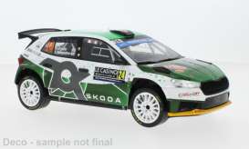 Skoda  - Fabia 2023 green/white - 1:18 - IXO Models - RMC155B - ixRMC155B | The Diecast Company