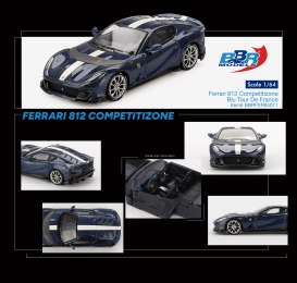 Ferrari  - 812 Competitizone 2023 blue - 1:64 - BBR - BBRFER64011 - BBRFER64011 | The Diecast Company