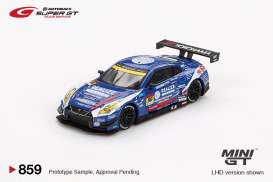 Nissan  - GT-R (R35) 2023 blue - 1:64 - Mini GT - 00859-BL - MGT00859-BL | The Diecast Company