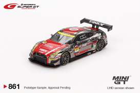 Nissan  - GT-R (R35) 2023 red/black - 1:64 - Mini GT - 00861-BL - MGT00861-BL | The Diecast Company