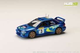 Subaru  - Impreza 1998 blue/yellow - 1:43 - Hobby Japan - HJR431003A - HJR431003A | The Diecast Company