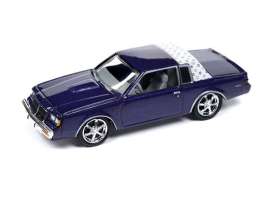 Buick  - Regal 1987 purple - 1:64 - Johnny Lightning - CP7475 - JLCP7475 | The Diecast Company