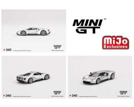 Ford  - GT 2020 silver - 1:64 - Mini GT - 00340MJ - MGT00340MJ | The Diecast Company