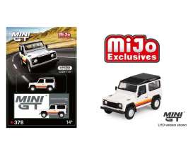 Land Rover  - 90 Wagon white - 1:64 - Mini GT - 00378MJ - MGT00378MJ | The Diecast Company