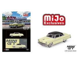 Lincoln  - Capri 1954 yellow - 1:64 - Mini GT - 00561MJ - MGT00561lMJ | The Diecast Company