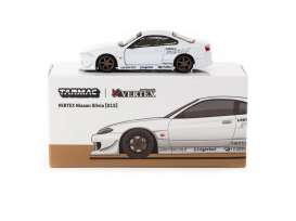 Nissan  - Silvia S15 white - 1:64 - Tarmac - T64G-023-WH - TC-T64G-023-WH | The Diecast Company