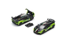 Lamborghini  - Huracan green/black - 1:64 - Pop Race Limited - PR640189 - PR640189 | The Diecast Company