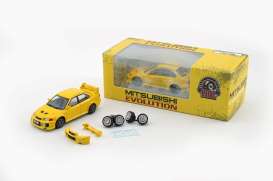 Mitsubishi  - Lancer yellow - 1:64 - BM Creations - 64B0407 - BM64B0407 | The Diecast Company