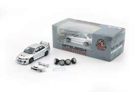 Mitsubishi  - Lancer silver - 1:64 - BM Creations - 64B0408 - BM64B0408 | The Diecast Company