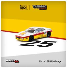 Ferrari  - 348 Challenge 1994 white/yellow/red - 1:64 - Tarmac - T64-082-94IGT25 - TC-T64-082-94IGT25 | The Diecast Company