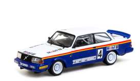 Volvo  - 240 Turbo 1987 white/blue - 1:64 - Tarmac - T64-050-87MAL04 - TC-T64-050-87MAL04 | The Diecast Company