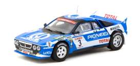 Lancia  - 037 Rally 1983 blue/white - 1:64 - Tarmac - T64P-TL002-83YR03 - TC-T64P-TL002-83YR03 | The Diecast Company