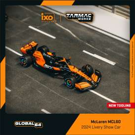 McLaren  - MCL60 2024 orange/black - 1:64 - Tarmac - T64G-F070-2024 - TC-T64G-F070-2024 | The Diecast Company