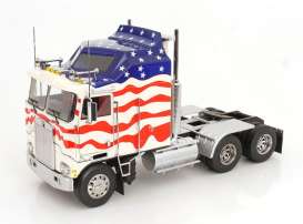 Kenworth  - K100 1976 white/blue/red - 1:18 - Road Kings - 180146 - rk180146 | The Diecast Company