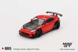 Toyota  - GR86 2024 red - 1:64 - Mini GT - 00885-L - MGT00885LHD | The Diecast Company