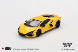 Lamborghini  - Revuelto 2024 yellow - 1:64 - Mini GT - 00886-L - MGT00886LHD | The Diecast Company