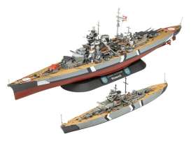 Leopard  - Bismarck orange/grey - 1:700 - Revell - Germany - 05637 - revell05637 | The Diecast Company