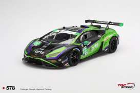 Lamborghini  - Huracan GT3 Evo2 2024 green/purple/black - 1:18 - Top Speed - TS0578 - TS0578 | The Diecast Company