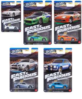 Assortment/ Mix  - F&F Street Racing various - 1:64 - Hotwheels - HNR88 - hwmvHNR88-979H | The Diecast Company