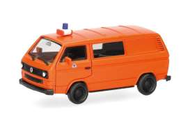 Volkswagen  - T3 orange - 1:87 - Herpa - H098281 - herpa098281 | The Diecast Company