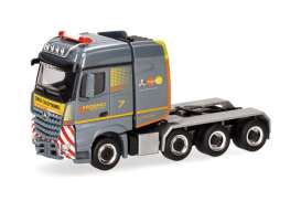 Mercedes Benz  - Arocs grey/orange/yellow - 1:87 - Herpa - H317047 - herpa317047 | The Diecast Company