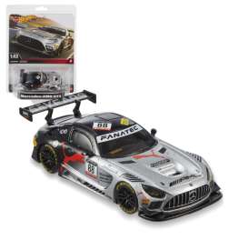 Mercedes Benz  - AMG GT3 Evo  2020 silver/black - 1:43 - Hotwheels - HMD44 - hwmvHMD44 | The Diecast Company