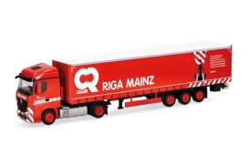 Mercedes Benz  - Actros red/white - 1:87 - Herpa - 318860 - herpa318860 | The Diecast Company