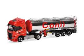 Iveco  - S-Way red/silver - 1:87 - Herpa - 319041 - herpa319041 | The Diecast Company