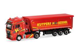 MAN  - TGX GX red/yellow - 1:87 - Herpa - 319065 - herpa319065 | The Diecast Company