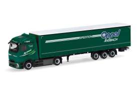 Mercedes Benz  - Actros Pro green - 1:87 - Herpa - 319072 - herpa319072 | The Diecast Company