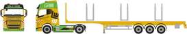 Volvo  - FH GL XL yellow/green - 1:87 - Herpa - H958622 - herpa958622 | The Diecast Company