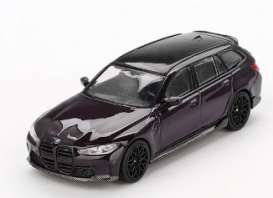 BMW  - M3 Touring (G81) 2024 violet - 1:64 - Mini GT - 00896-R - MGT00896rhd | The Diecast Company