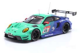 Porsche  - 911 GT3  2023 blue - 1:18 - IXO Models - LEGT18-23037B - ixLEGT18-23037B | The Diecast Company