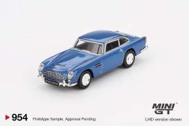 Aston Martin  - DB5 1965 blue - 1:64 - Mini GT - 00954-L - MGT00954-L | The Diecast Company