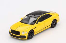 Bentley  - Flying 2023 yellow - 1:64 - Mini GT - 00955-R - MGT00955Rhd | The Diecast Company