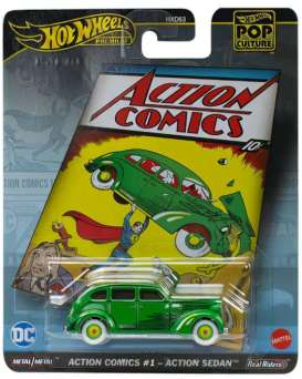   - Action Sedan green - 1:64 - Hotwheels - HVJ50 - hwmvHVJ50 | The Diecast Company