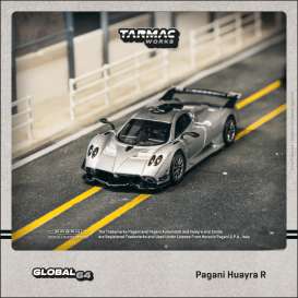 Pagani  - Huayra R silver - 1:64 - Tarmac - T64G-TL035-SL - TC-T64G-TL035-SL | The Diecast Company