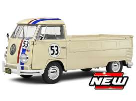 Volkswagen  - T1 1950 cream/blue/red - 1:43 - Cararama - 13458 - cara13458 | The Diecast Company