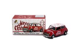 Mini Cooper - Mk1 red/white - 1:50 - Tiny Toys - MINI0008 - tinyMINI0008 | The Diecast Company