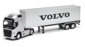 Volvo  - FH (4x2) 2016 silver - 1:32 - Welly - 32691S-W-SILVER - welly32691Ss | The Diecast Company